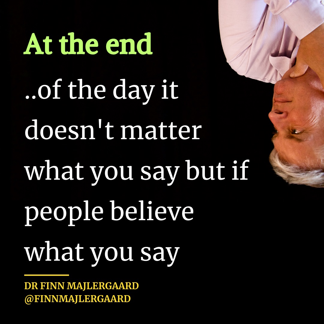 Finn Majlergaard Quote - At the end of the day