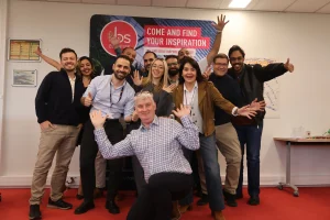 Finn Majlergaard teaching design thinking and innovation at Toulouse business school